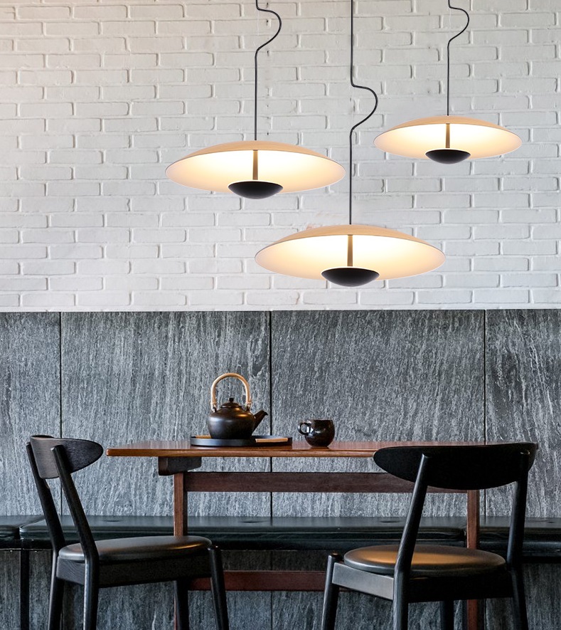 Светильник DZN-5238 WOOD ` D350/H1200/1/LED/12W GINGER