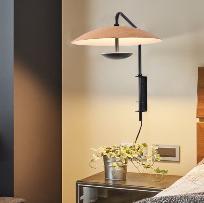 Светильник DZN-8482 WOOD ` D350/H420/1/LED/12W/3000K GINGER