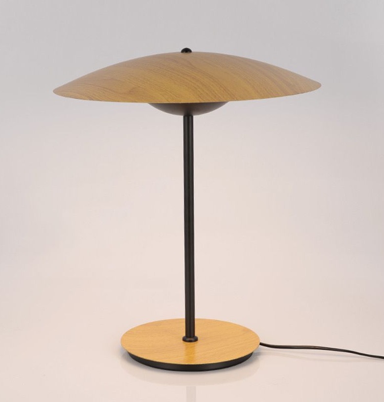 Светильник DZN-8483 WOOD ` D350/H450/1/LED/12W/4000K GINGER прикроватная лампа