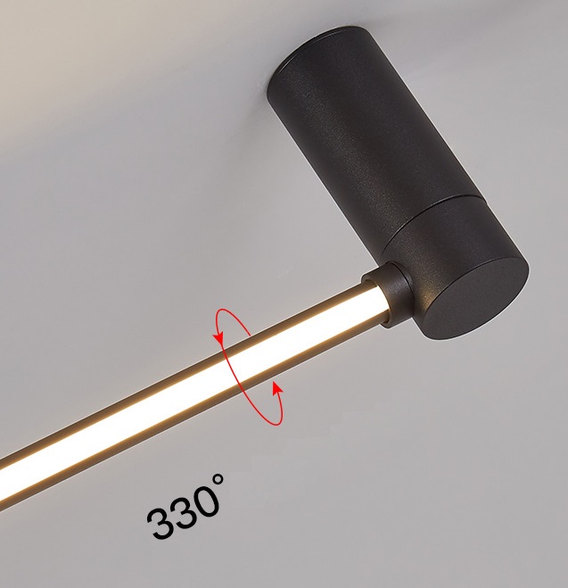 Светильник DZN-8490 ЧЕРНЫЙ ` D600/H140/1/LED/12W/4000K PARALLEL 23-12