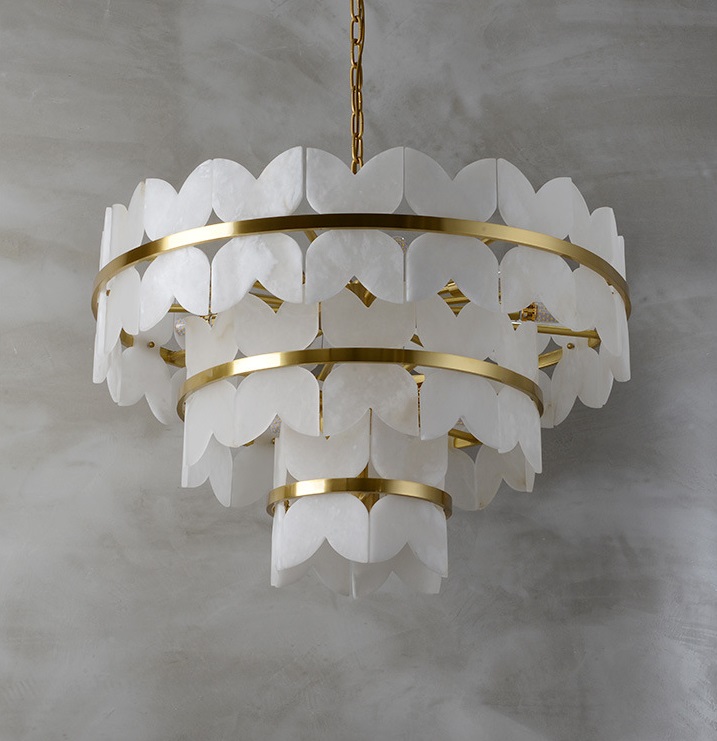 Светильник DZN-10777 БРОНЗА + МРАМОР ` D800/H500+1200/16/E14/40W IOANNA