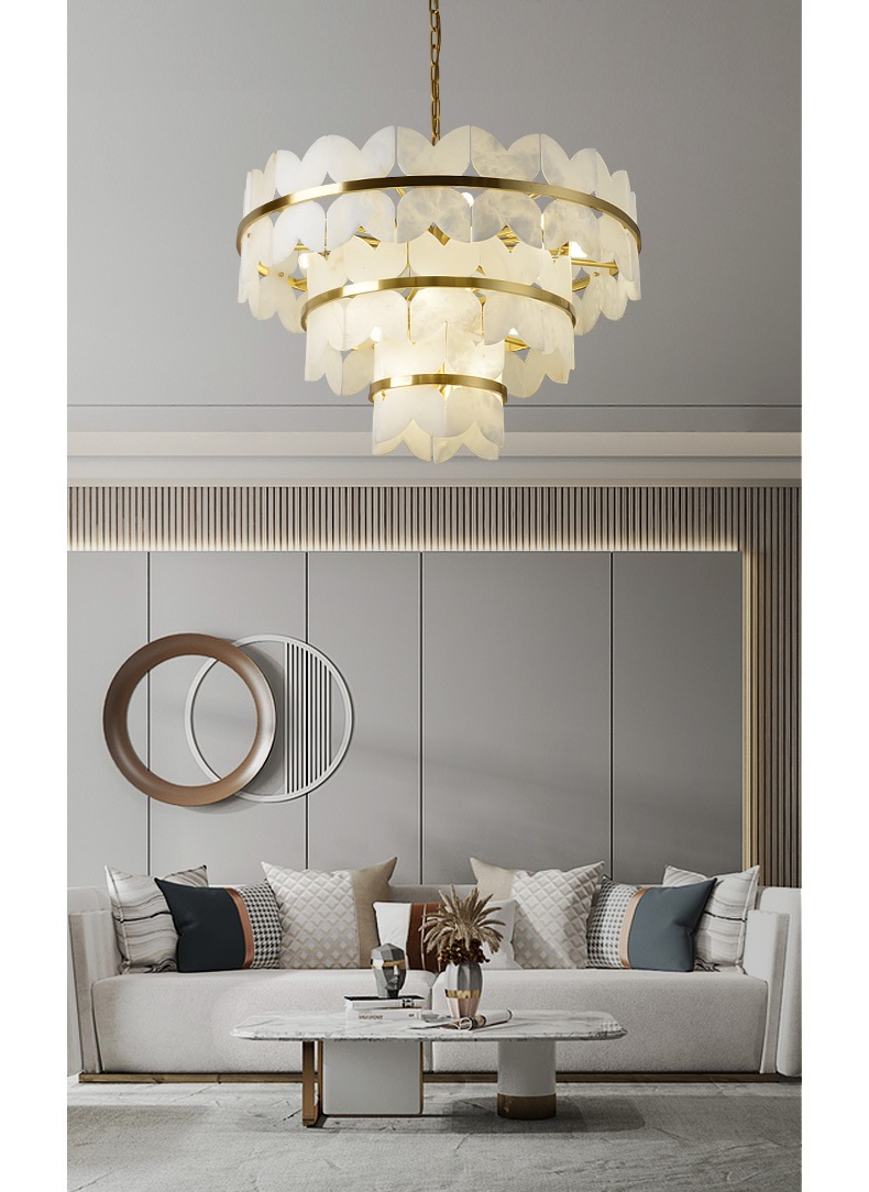 Светильник DZN-10777 БРОНЗА + МРАМОР ` D800/H500+1200/16/E14/40W IOANNA