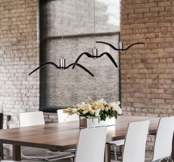 Светильник DZN-10780 ЧЕРНЫЙ / РОМ ` D380/H1200/1/LED/3W BIRD-S