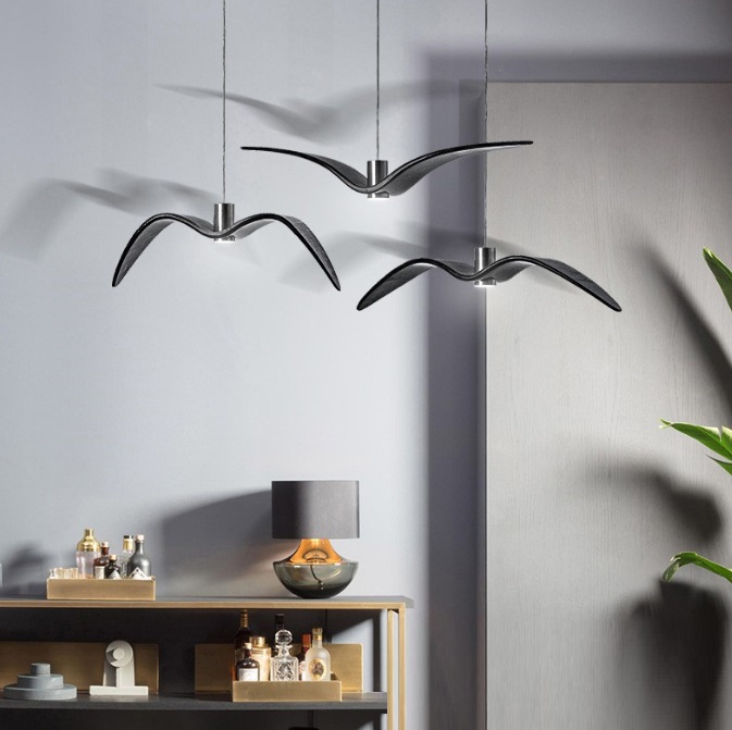 Светильник DZN-10780 ЧЕРНЫЙ / РОМ ` D380/H1200/1/LED/3W BIRD-S