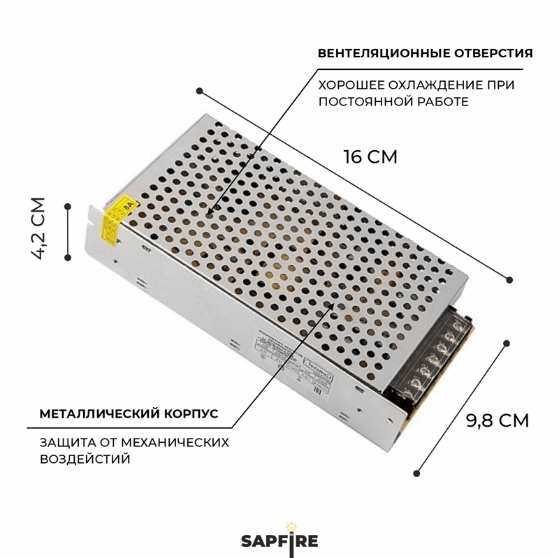 Светодиодный драйвер GDLI-100-IP20-12 RSP