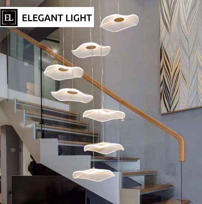 Светильник подвесной DZN-11286 ЗОЛОТО ` D500/H2500/12/LED/60W/4000K JELLYFISH