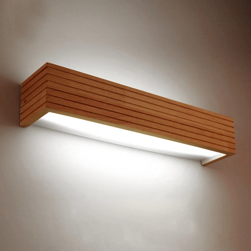 Светильник настенный ElegantLight DZN-11293 WOOD ` D550*80/H80/1/LED/10W/6500K светлое дерево PASTIM