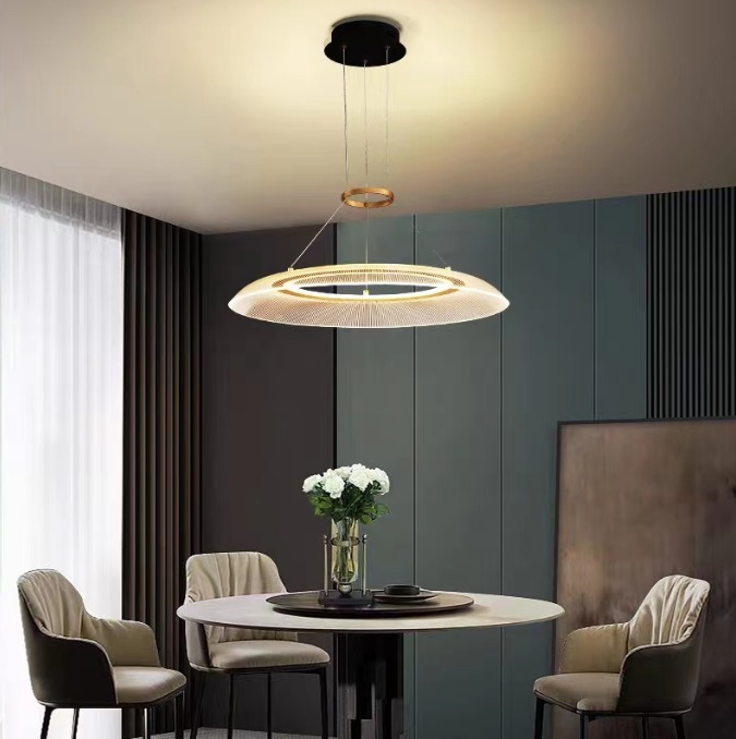 Светильник подвесной DZN-11317 ЧЕРНЫЙ/ЗОЛОТО ` D650/H1500/1/LED/25W/4000K VIDIA