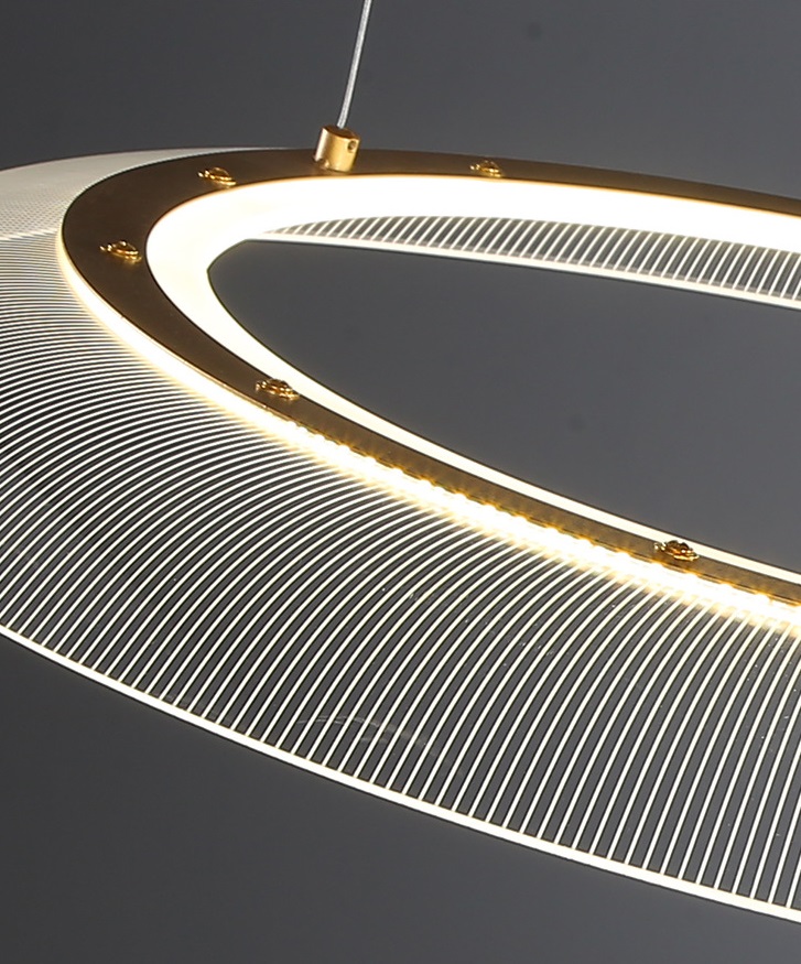 Светильник подвесной DZN-11317 ЧЕРНЫЙ/ЗОЛОТО ` D650/H1500/1/LED/25W/4000K VIDIA