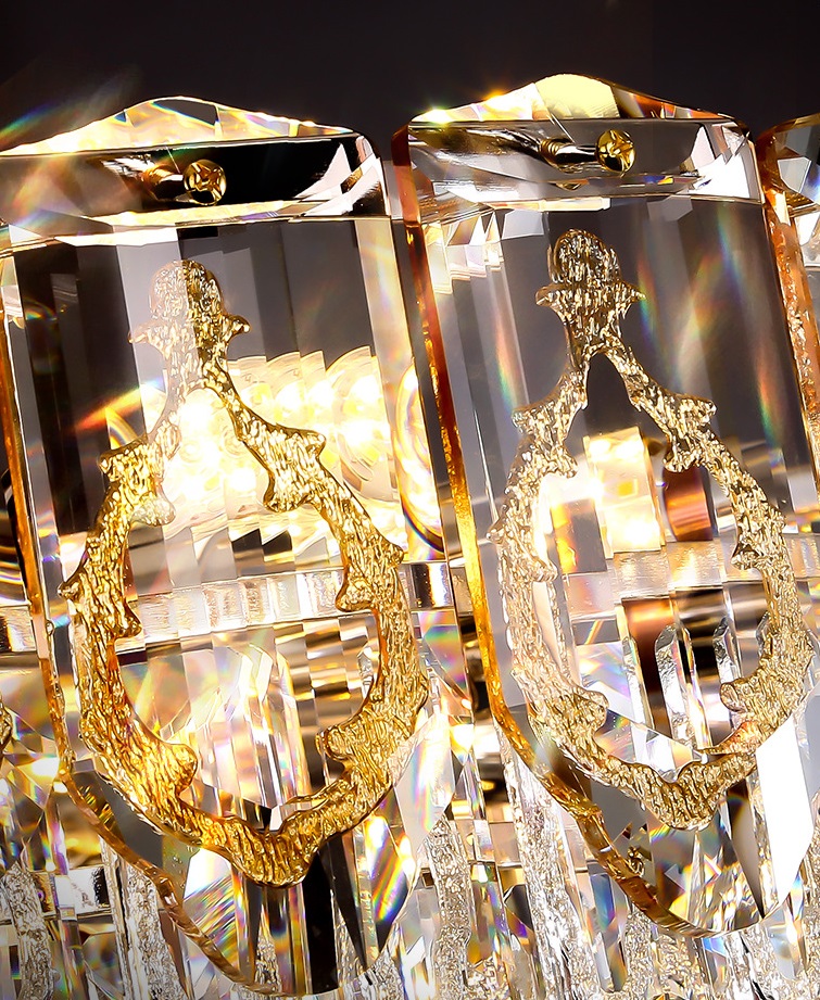 Светильник подвесной ElegantLight DZN-11320 ЗОЛОТО ` D800/H250+1000/12/E14/40W