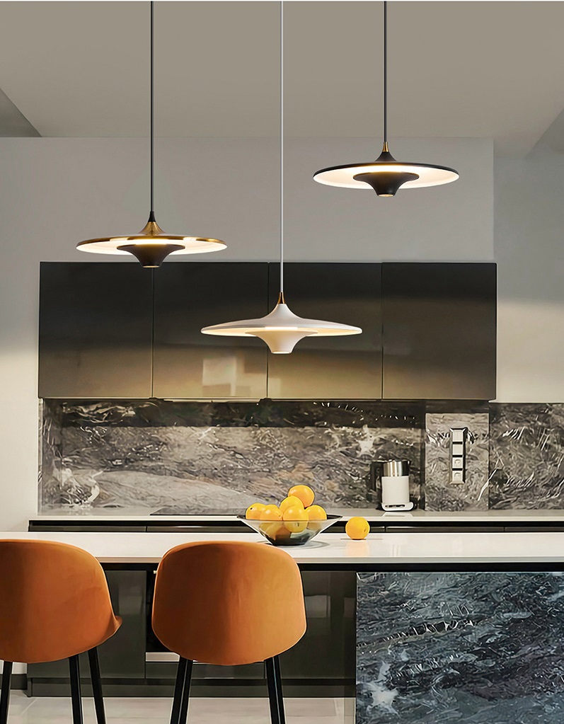 Светильник подвесной DZN-11342 БРОНЗА ` D350/H1500/1/LED/12W/4500K SOMBRERO