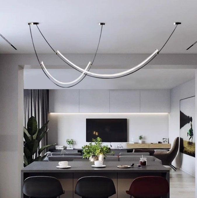 Светильник потолочный DZN-11343 БРОНЗА ` D2000/H700/2/LED/30W/4500K