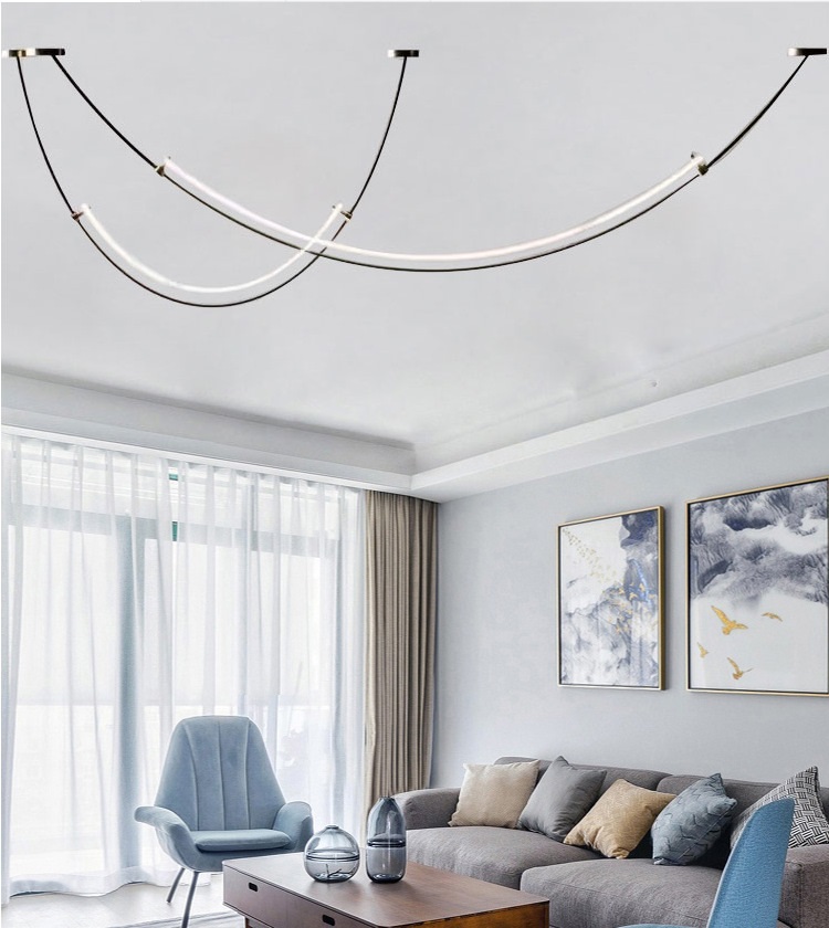 Светильник потолочный DZN-11343 БРОНЗА ` D2000/H700/2/LED/30W/4500K