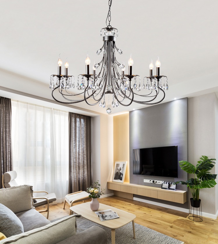 Светильник DZN-13313 ЧЕРНЫЙ ` D950/H650+1000/12/E14/40W RIALTO