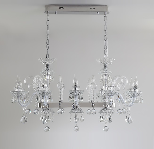 Светильник DZN-13314 БЕЛЫЙ + РОМ ` D1000*600/H580+1000/10/E14/40W RIALITO