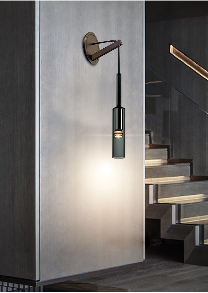 Светильник ElegantLight DZN-13317 ЧЕРНЫЙ ` D70/H420+1500/1/E14/40W