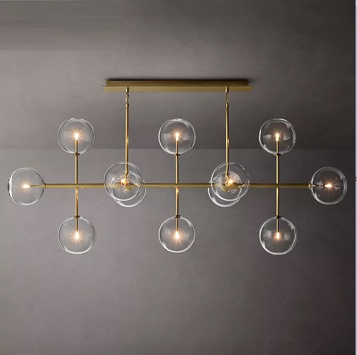 Светильник DZN-5291 БРОНЗА ` D1470*660/H1500/12/G4/20W DIVER