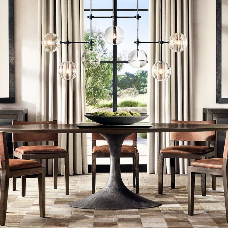 Светильник DZN-5298 ЧЕРНЫЙ ` D1500/H810/7/G4/20W DIVER