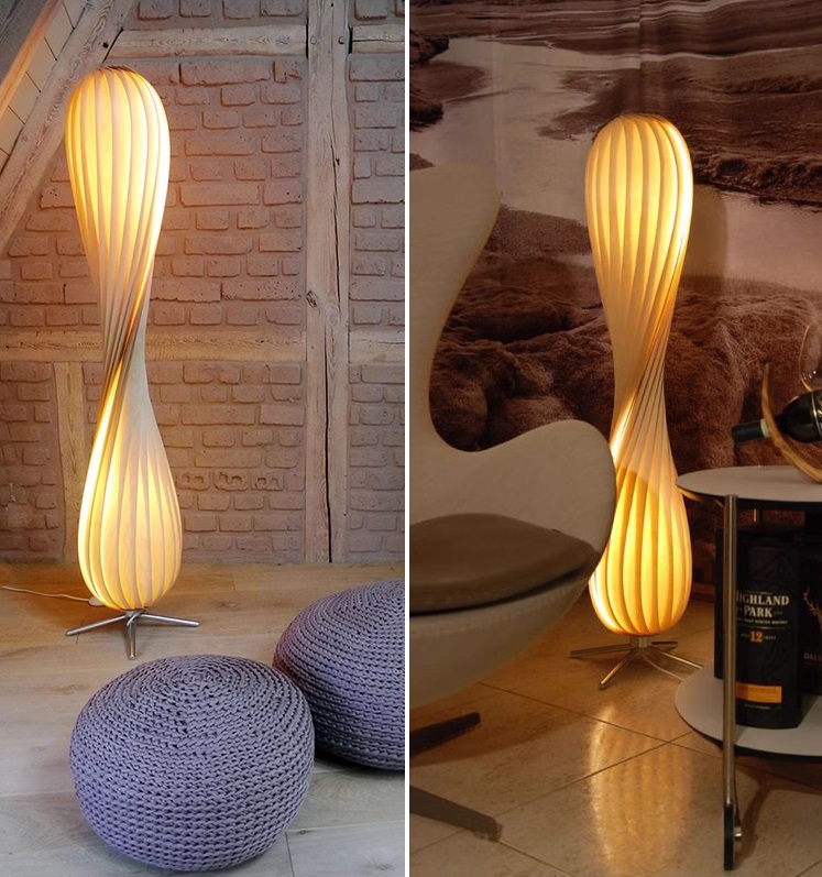 Светильник DZN-8527 РОТАНГ ` D250/H450/1/LED/12W SHUTTER