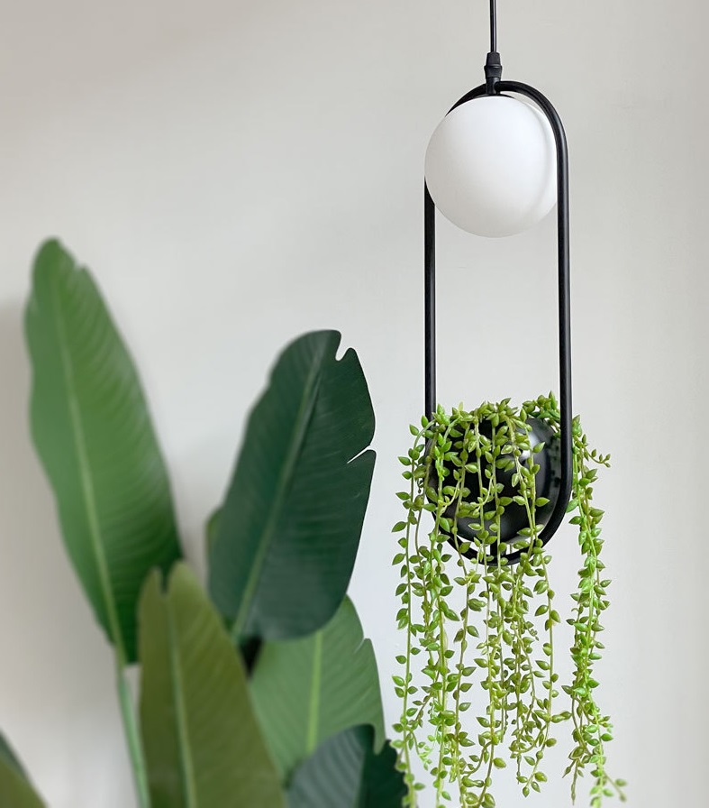 Светильник DZN-8534 ЧЕРНЫЙ ` D150*400/H1200/1/LED/12W FLORIST