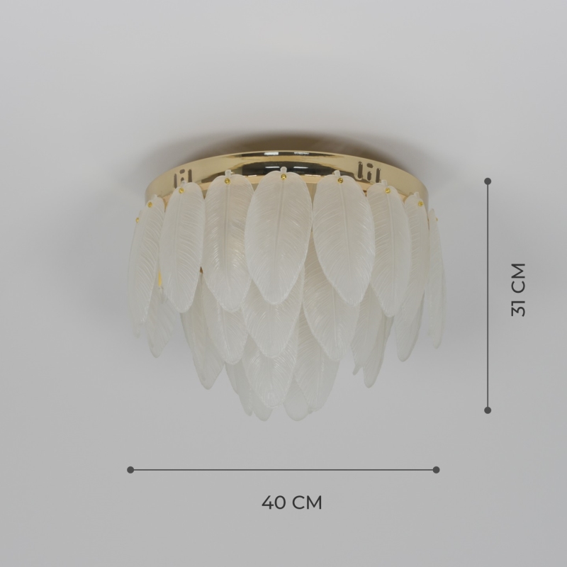 Светильник ElegantLight DZN-2361-400 ЗОЛОТО ` D400/H310/6/E14/40W BALLETO 23-10