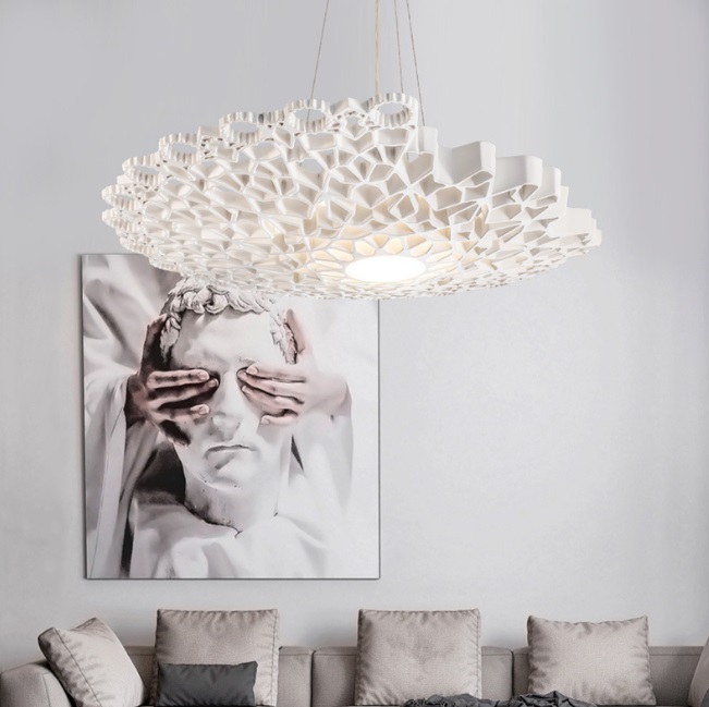 Светильник NOTREDAME DZN-11348 БЕЛЫЙ ` D1000*800/H100/2/LED/30+24W/4000K NOTREDAME by KARMAN