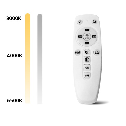 Светильник SPF-37503 ЧЕРНЫЙ РОМ + ЗОЛОТО ` D1000/H1200/3/LED/40W 2.4G HUNDRED 23-07 (1 из 3шт в кор
