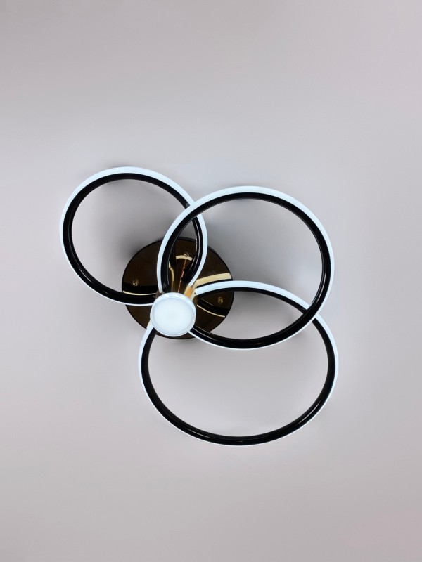 Светильник SPF-37505 BLACK+GOLD/ЧЕРНЫЙ+ЗОЛОТО ` LED ПДУ SPF22-02