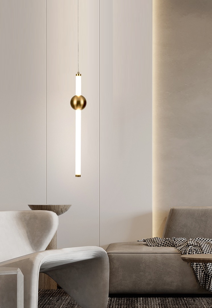 Светильник DZN-24811 БРОНЗА ` D100/H600+1000/1/LED/..W/4500K ECLIPSE 24-10