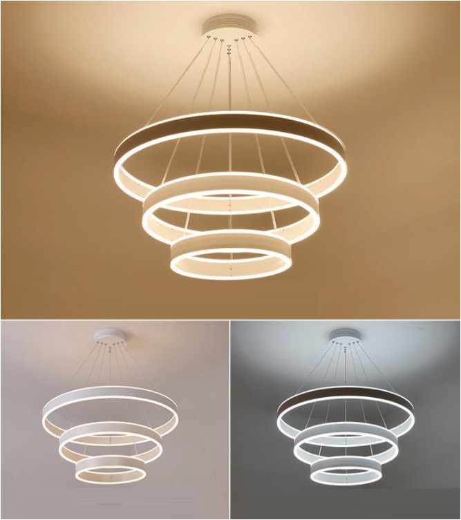 Светильник SP.4242 серебро ` D400+600+800/H1000/3/LED/230W 4000-4500K SPF11 (1 из 2шт в коробке)