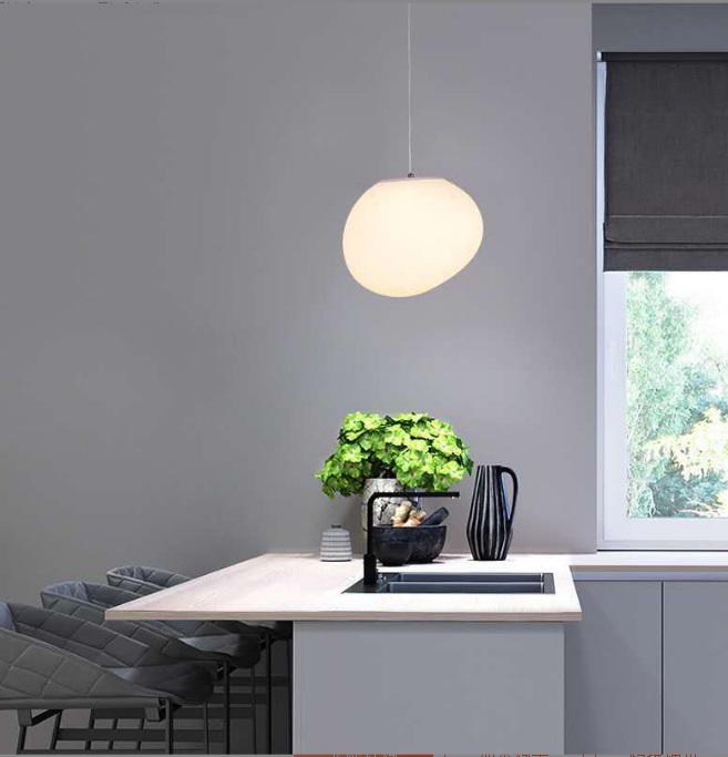 Светильник DZN-45038 БЕЛЫЙ ` D150*130/H1200/1/E27/40W прозрачный провод OVAL