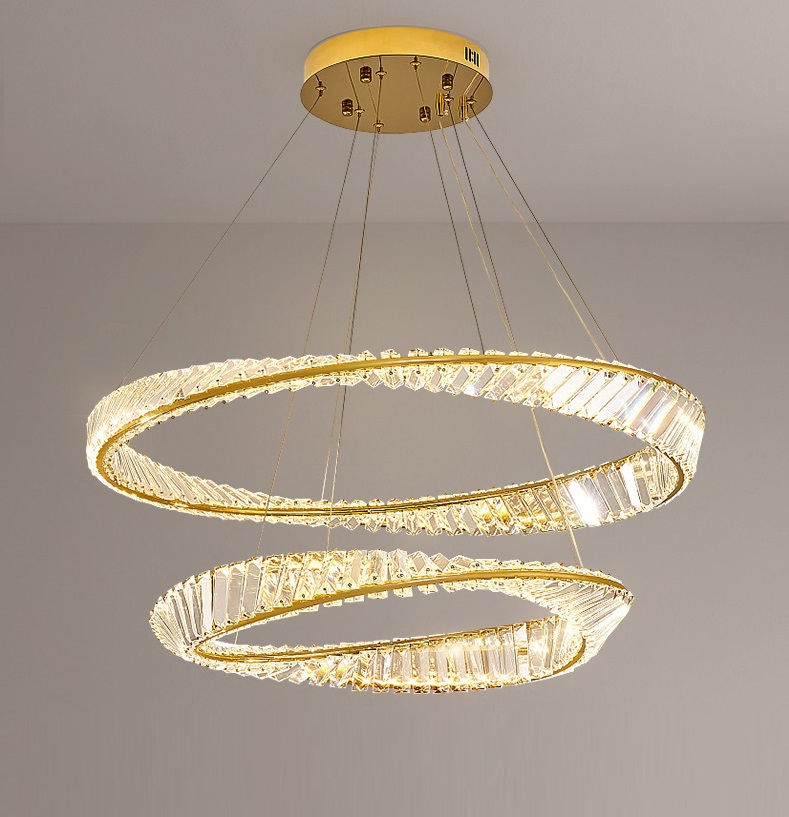 Светильник DZN-54456 ЗОЛОТО ` D800 + 600/H1500/2/LED/.W/4000K