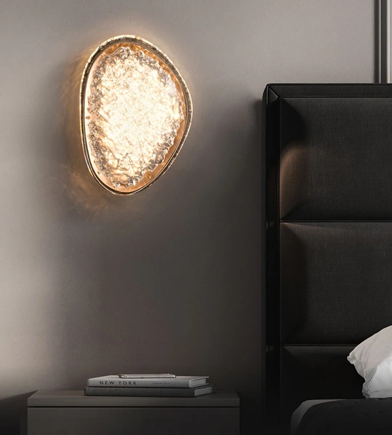 Светильник DZN-11728 ЗОЛОТО + ПРОЗРАЧНЫЙ ` D180/H250/1/LED/8W/4500K EVIAN LONG 24-05 24-11