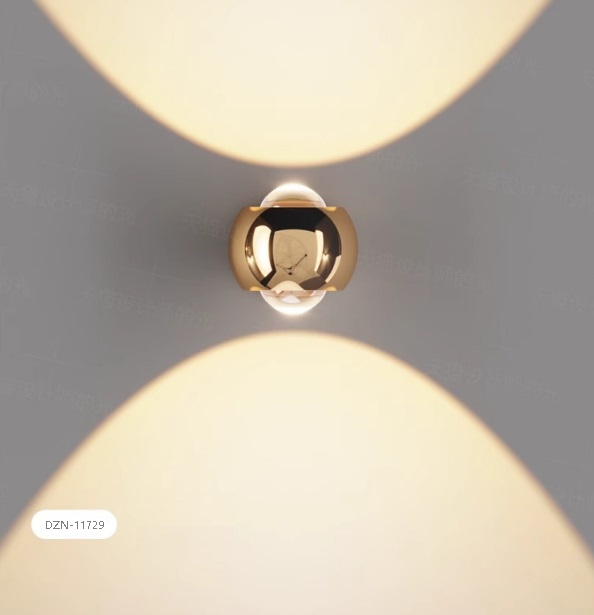 Светильник DZN-11729 ЗОЛОТО ` D100/H125/2/LED/10W OTTO