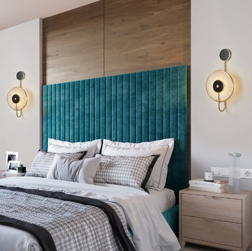 Светильник DZN-65216 ЗОЛОТО + МРАМОР` D250*120/H500/1/LED/.W/4500K