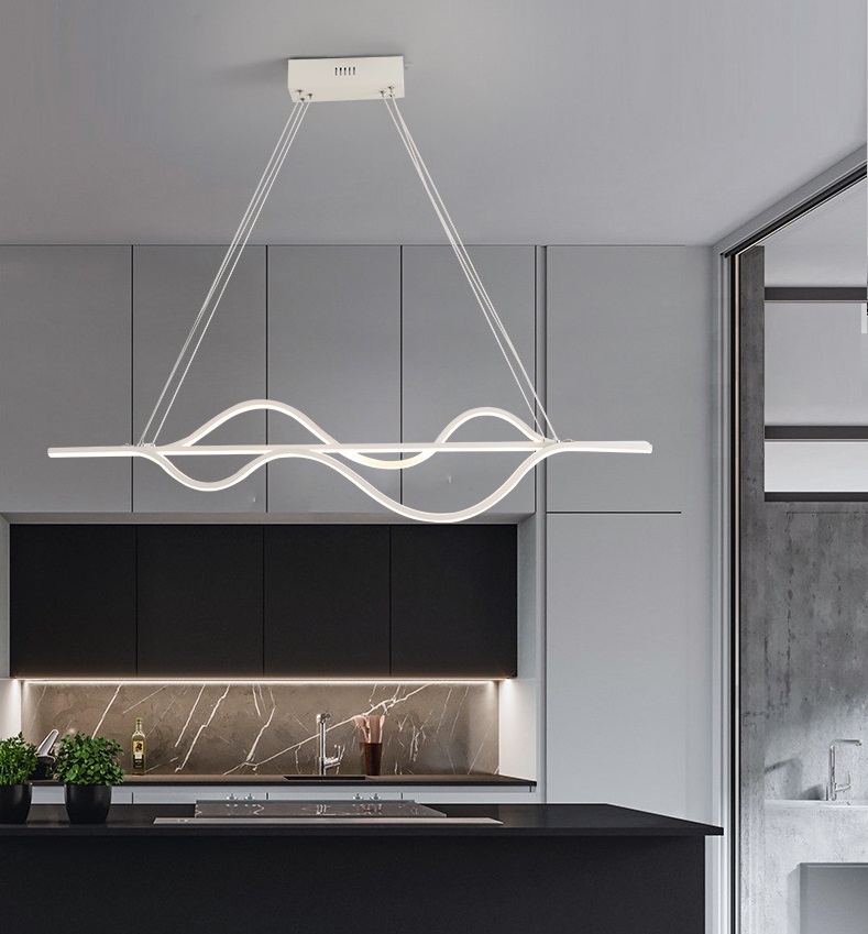 Светильник DZN-5694 БЕЛЫЙ ` D1000*200/H1200/48W/4500K MAGNINA