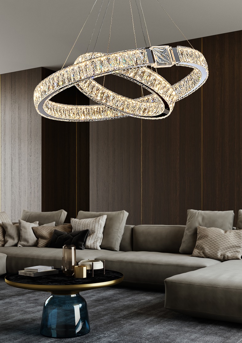 Светильник DZN-5702 РОМ ` D800+600*80/H1200/116W/4500K SIGNET