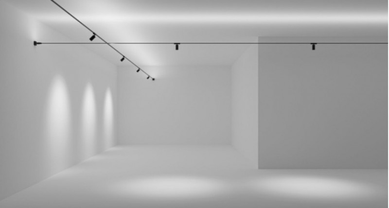 Струнная система освещения DZN-5709 BLACK ` DAVIDE GROPPI INFINITO круглая база