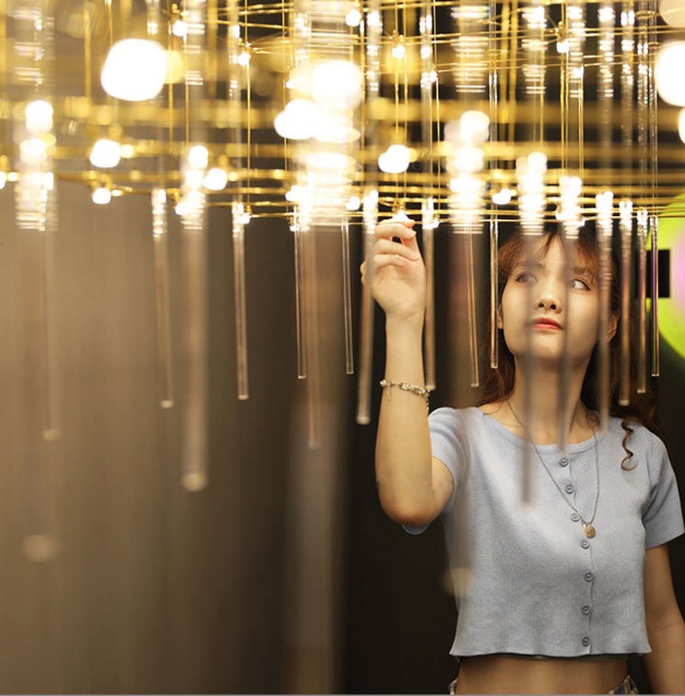 Светильник ElegantLight DZN-5734 МАТ.РОМ ` D600*600/H1500/1/LED/30W/4500K SELENA