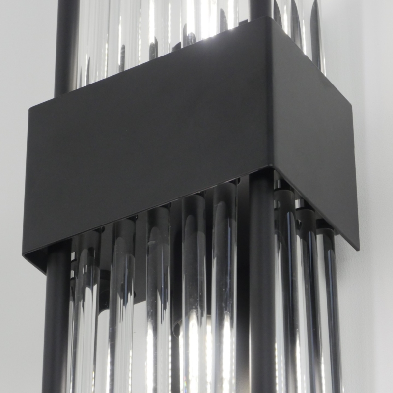 Светильник настенный ElegantLight DZN-4437 BLACK/ЧЕРНЫЙ D110/H600/2/G9/20W NEAT 24-12