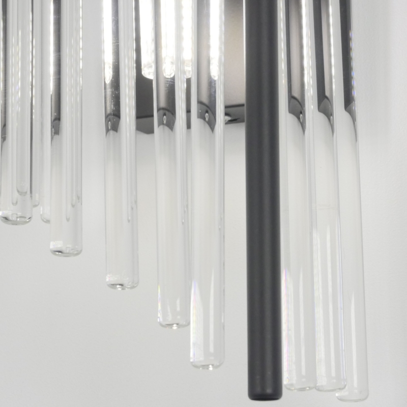 Светильник настенный ElegantLight DZN-4437 BLACK/ЧЕРНЫЙ D110/H600/2/G9/20W NEAT 24-12