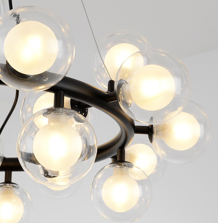 Светильник DZN2-2-119 ЧЕРНЫЙ ` D690/H1200/25/G4/75W