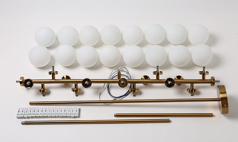 Светильник DZN2-2-122 ЗОЛОТО ` D950/H800/16/G4/48W