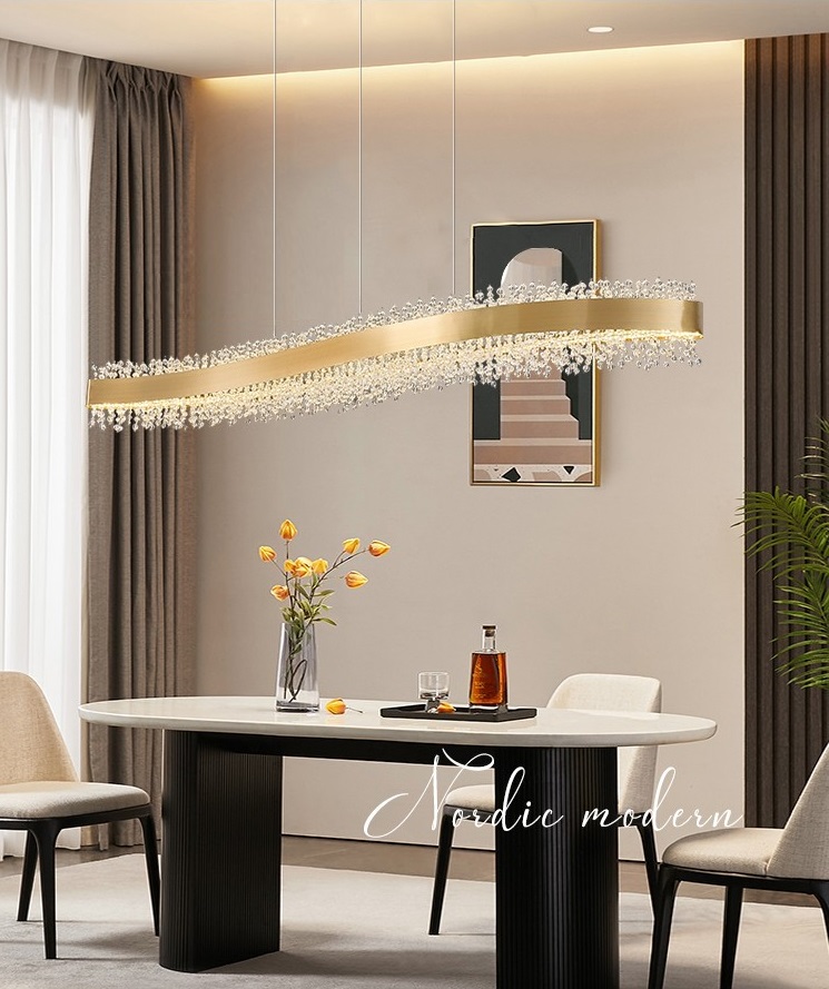 Светильник DZN-35124 ЗОЛОТО ` D1500*160/H1200/2/LED/60W/4500K