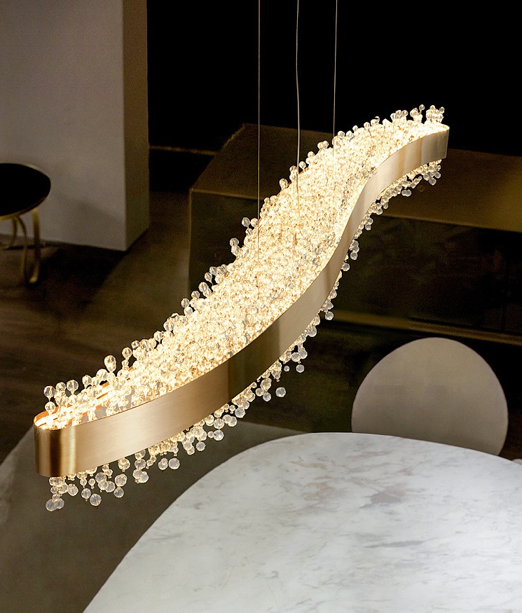 Светильник DZN-35124 ЗОЛОТО ` D1500*160/H1200/2/LED/60W/4500K