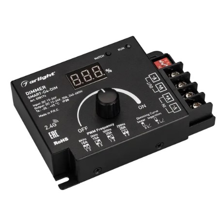 Диммер SMART-D4-DIM (12-24V, 1x20A. 2.4G) 028174