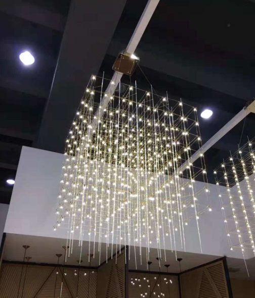 Светильник DZN-7861 МАТ.РОМ ` D800*800/H800+6000/1/LED/.W/4000K трос 6м SELENA 25-04