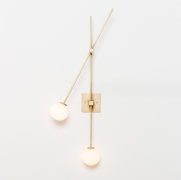 Светильник настенный ElegantLight DZN-5743 БРОНЗА ` D920/H120/2/G9/20W 23-07