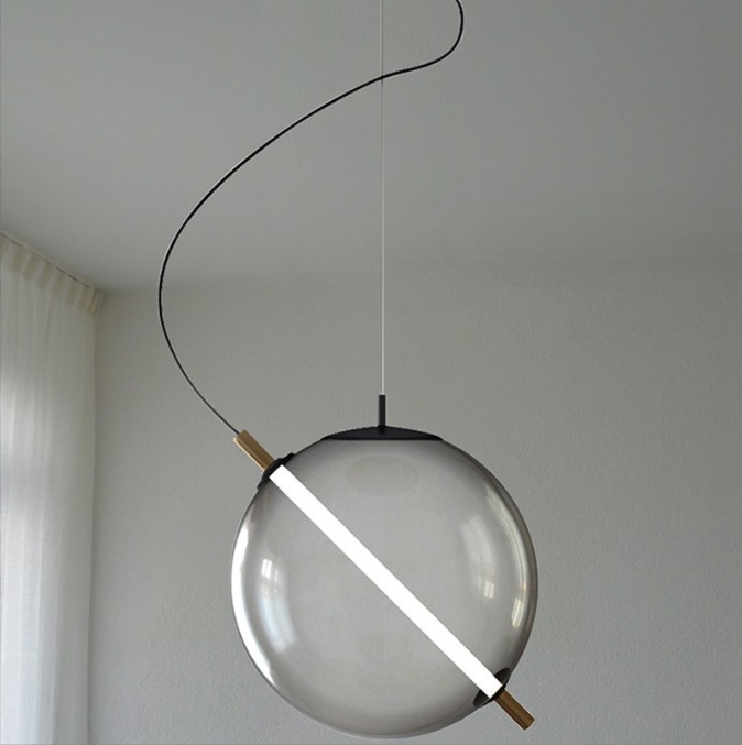 Светильник подвесной DZN-45960 БРОНЗА ` D300/H1200/1/LED/./4000K (аналог Vega 2)