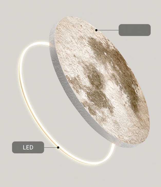 Светильник DZN-15826 ЧЕРНЫЙ ` D1000/H40/1/LED/38W/4500K COSMOS-MOON 24-03